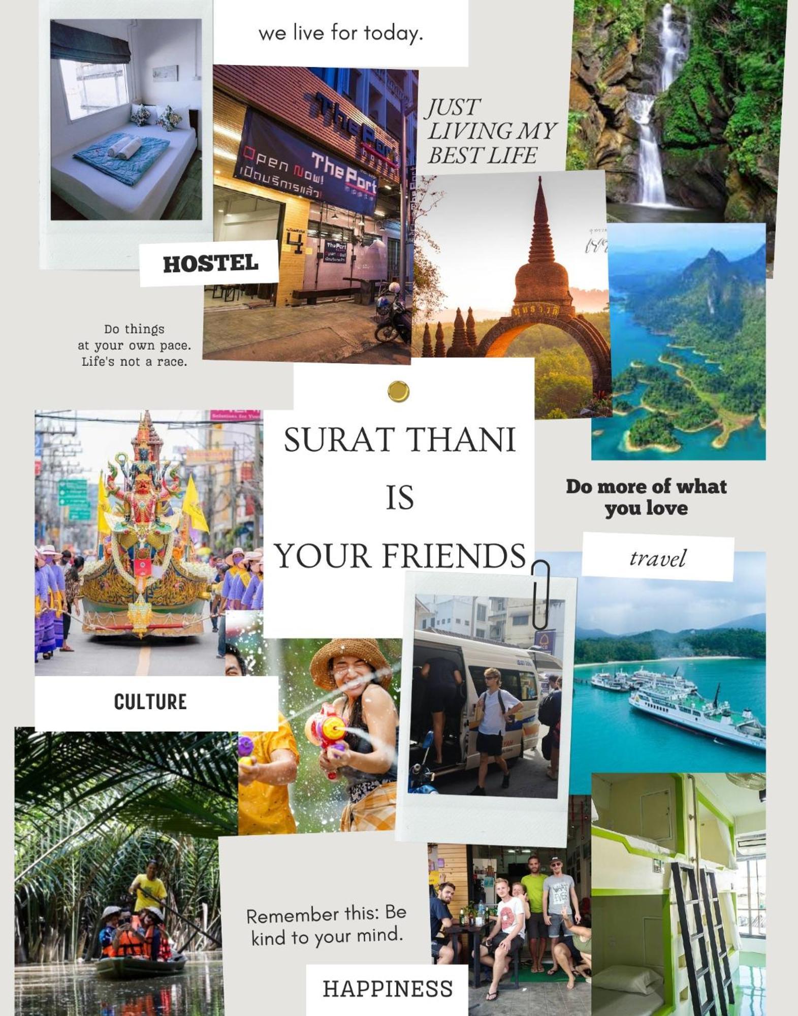 The Port Hostel Surat Thani Ngoại thất bức ảnh